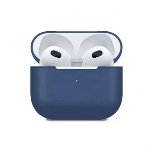 Чехол-накладка (силиконовый) Apple AirPods 3 AhaStyle Midnight Blue (X002UH48ZZ)
