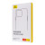 Чехол-накладка (силиконовый) Apple iPhone 15 Baseus Simple Series 2 Transparent
