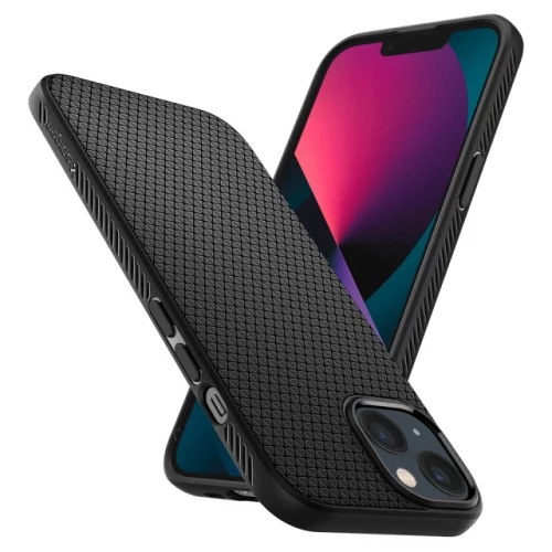Чохол-накладка (силіконовий) Apple iPhone 13 mini Spigen Liquid Matte Black (ACS03315)