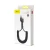 Baseus Fish Eye Spring USB to Type-C Black 1m (CATSR-01)