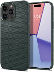 Чохол-накладка (силіконовий) Apple iPhone 15 Pro Max Spigen Liquid Air Green (ACS06564)