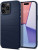 Чехол-накладка (силиконовый) Apple iPhone 15 Pro Max Spigen Liquid Air Blue (ACS06563)