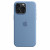 Чехол-накладка (силиконовый) для iPhone 15 Pro Max Silicone Case High Copy with MagSafe Winter Blue