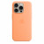 Чохол-накладка (силіконовий) для iPhone 15 Pro Silicone Case High Copy with MagSafe Orange Sorbet