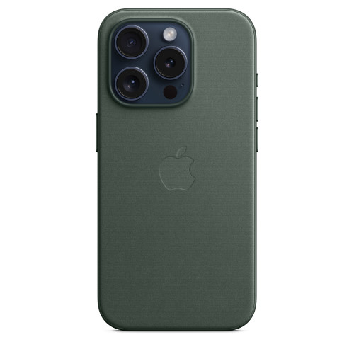 Чехол-накладка (тканевый) для iPhone 15 Pro FineWoven Case with MagSafe Evergreen