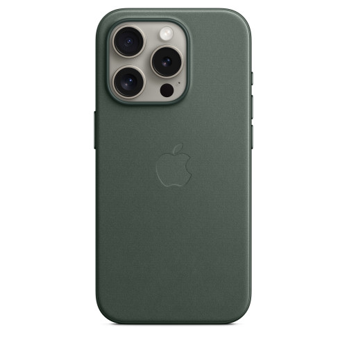 Чехол-накладка (тканевый) для iPhone 15 Pro FineWoven Case with MagSafe Evergreen