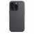 Чехол-накладка (тканевый) для iPhone 15 Pro FineWoven Case with MagSafe Black