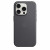 Чехол-накладка (тканевый) для iPhone 15 Pro FineWoven Case with MagSafe Black