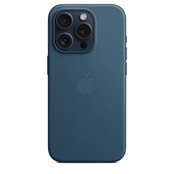 Чохол-накладка (тканинний) для iPhone 15 Pro Max FineWoven Case with MagSafe Pacific Blue