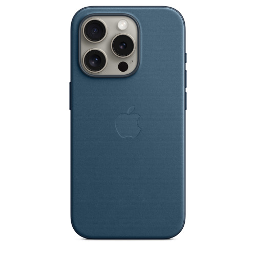 Чехол-накладка (тканевый) для iPhone 15 Pro Max FineWoven Case with MagSafe Pacific Blue