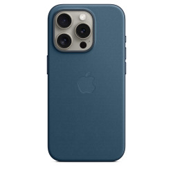 Чохол-накладка (тканинний) для iPhone 15 Pro FineWoven Case with MagSafe Pacific Blue