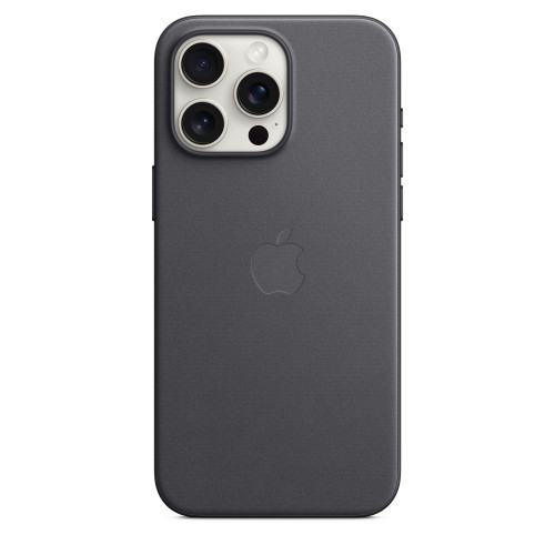 Чехол-накладка (тканевый) для iPhone 15 Pro Max FineWoven Case with MagSafe Black