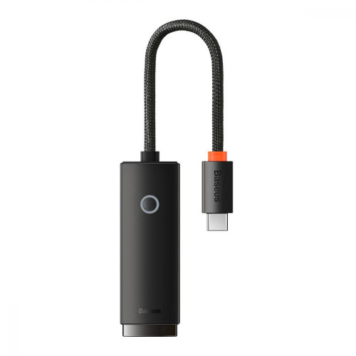 Baseus Lite Series Type-C to RJ45 Gigabit LAN Adapter Black (WKQX000301)