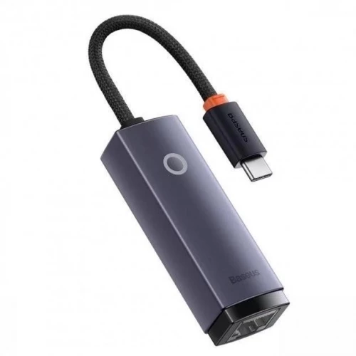Baseus Lite Series Type-C to RJ45 Gigabit LAN Adapter Black (WKQX000301)