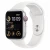 Apple Watch SE 2 GPS + Cellular 44mm Silver Aluminum Case with White Sport Band - S/M (MNU13)