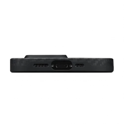 Чехол-накладка (карбоновый) Apple iPhone 15 Pro Pitaka MagEZ Case Pro 4 Twill 1500D Black/Grey (KI1501PP)