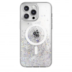 Чохол-накладка (силіконовий) Apple iPhone 15 Pro Max SwitchEasy Starfield M Case with MagSafe Transparent
