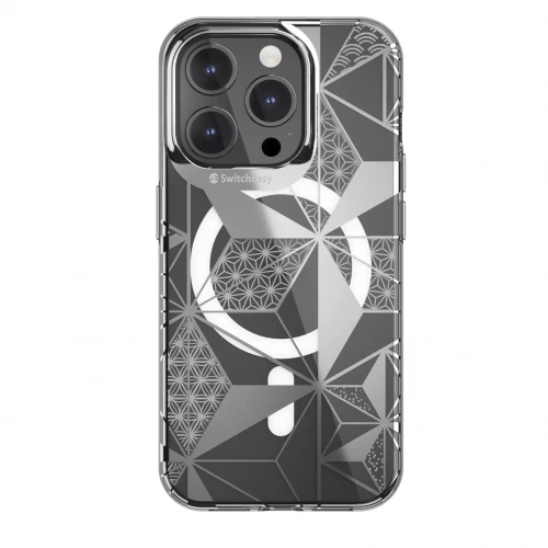 Чехол-накладка (силиконовый) Apple iPhone 15 Pro SwitchEasy Artist Case with MagSafe Asanoha