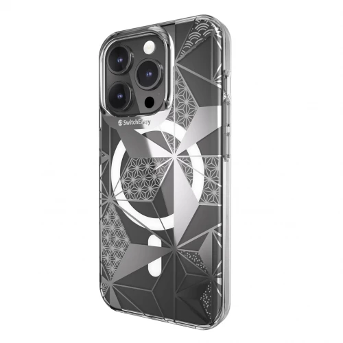 Чехол-накладка (силиконовый) Apple iPhone 15 Pro SwitchEasy Artist Case with MagSafe Asanoha