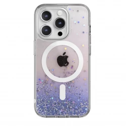 Чохол-накладка (силіконовий) Apple iPhone 15 Pro SwitchEasy Starfield M Case with MagSafe Twilight
