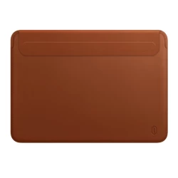 Чохол-папка (шкіряний) Apple MacBook Air 13.6" M2 2022 WIWU Skin Pro 2 Leather Sleeve Brown