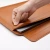 Чехол-папка (кожаный) Apple MacBook Air 13.6" M2 2022 WIWU Skin Pro 2 Leather Sleeve Brown