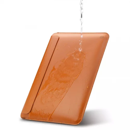 Чехол-папка (кожаный) Apple MacBook Air 13.6" M2 2022 WIWU Skin Pro 2 Leather Sleeve Brown