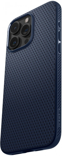 Чехол-накладка (силиконовый) Apple iPhone 15 Pro Spigen Liquid Air Blue (ACS06705)
