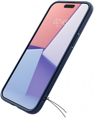 Чехол-накладка (силиконовый) Apple iPhone 15 Pro Spigen Liquid Air Blue (ACS06705)