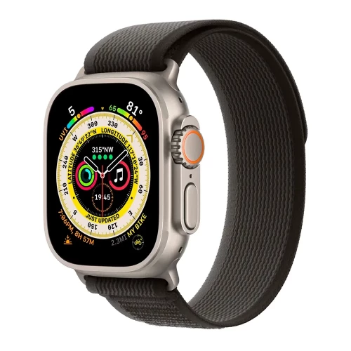 Ремешок Watch 49/45/44mm Trail Loop Black/Gray