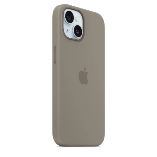 Чехол-накладка (силиконовый) для iPhone 15 Silicone Case High Copy with MagSafe Clay