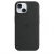 Чехол-накладка (силиконовый) для iPhone 15 Silicone Case High Copy with MagSafe Black