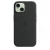 Чехол-накладка (силиконовый) для iPhone 15 Silicone Case High Copy with MagSafe Black