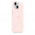 Чехол-накладка (силиконовый) для iPhone 15 Silicone Case High Copy with MagSafe Light Pink