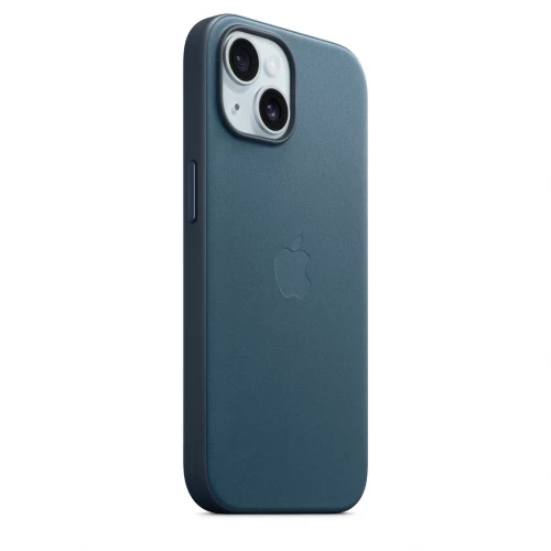 Чохол-накладка (тканинний) для iPhone 15 FineWoven Case with MagSafe Pacific Blue