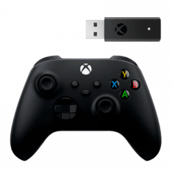 Microsoft Xbox Series X | S Wireless Controller Carbon Black + Wireless Adapter for Windows (1VA-00002)