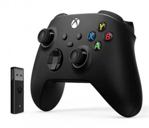Microsoft Xbox Series X | S Wireless Controller Carbon Black + Wireless Adapter for Windows (1VA-00002)
