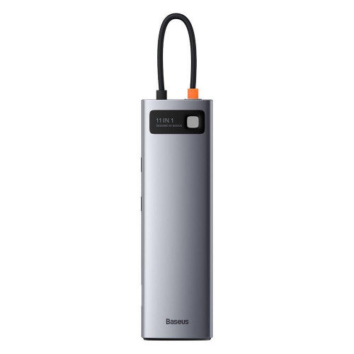 Baseus Metal Gleam Series 11-in-1 Type-C Gray (CAHUB-CT0G)
