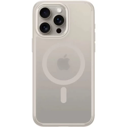 Чехол-накладка (силиконовый) Apple iPhone 15 Pro Max Spigen Ultra Hybrid with MagSafe Frost Natural Titanium (ACS07210)