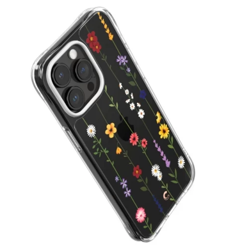 Чехол-накладка (силиконовый) Apple iPhone 15 Pro Spigen Cyrill Cecile Flower Garden (ACS06760)