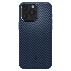 Чохол-накладка (силіконовий) Apple iPhone 15 Pro Max Spigen Mar Armor with MagSafe Navy Blue (ACS06598)