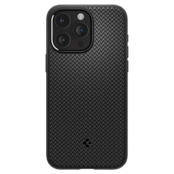 Чохол-накладка (силіконовий) Apple iPhone 15 Pro Max Spigen Mar Armor with MagSafe Matte Black (ACS06597)