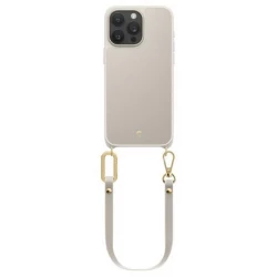Чохол-накладка (шкіряний) Apple iPhone 15 Pro Max Spigen Cyrill Classic Charm with MagSafe Cream (ACS06637)