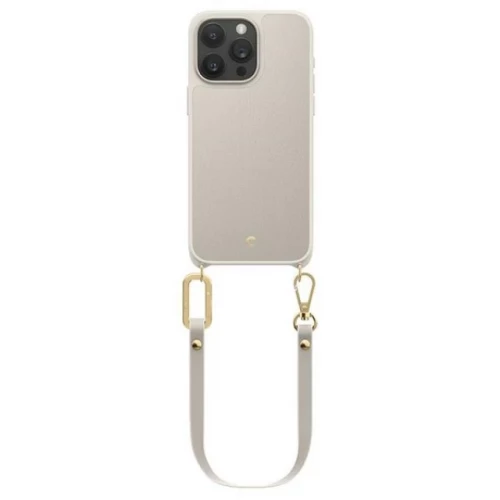 Чехол-накладка (кожаный) Apple iPhone 15 Pro Max Spigen Cyrill Classic Charm with MagSafe Cream (ACS06637)