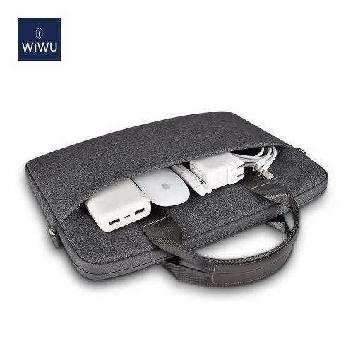 Чохол-сумка (тканинний) WIWU Minimalist Pro Laptop Bag 15" Grey