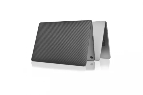 Чехол-накладка (пластиковый) Apple MacBook Pro 13" 2019 - 2022 WiWU iKavlar Crystal Shield Stripe Black