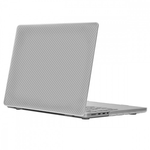 Чохол-накладка (пластиковий) Apple MacBook Air 13" (2018 - 2020) WiWU iKavlar Crystal Shield Stripe Clear