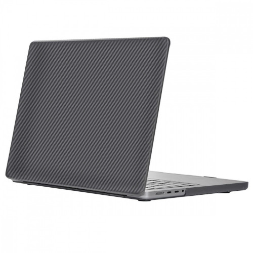 Чохол-накладка (пластиковий) Apple MacBook Air 13" (2018 - 2020) WiWU iKavlar Crystal Shield Stripe Black
