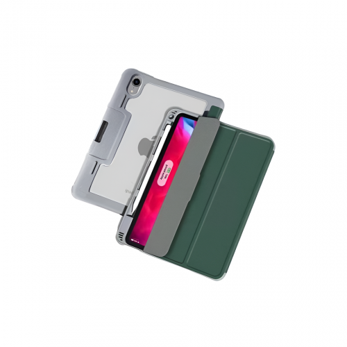 Чохол-книжка (поліуретановий) Apple iPad Pro 11" 2021/2022 Mutural YAXING Case Dark Green
