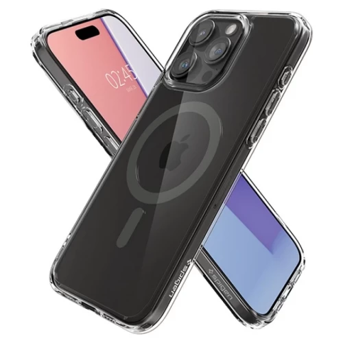 Чехол-накладка (силиконовый) Apple iPhone 15 Pro Max Spigen Ultra Hybrid with MagSafe Graphite (ACS06577)